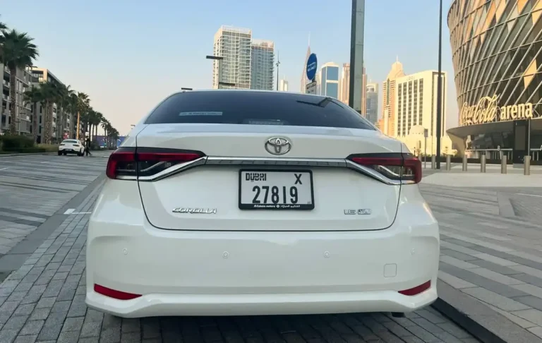Rent Toyota Corolla Cross 2024 in Dubai